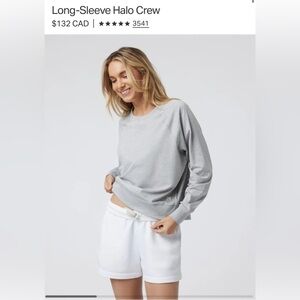 Vuori Long-Sleeve Halo Crew